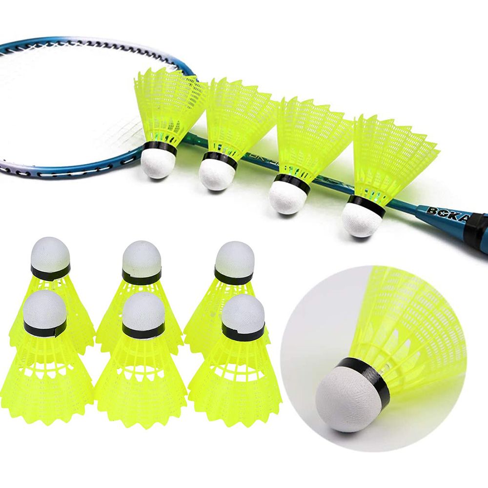 Feather Shuttlecock - 3/6/12 unidades de volantes de badminton