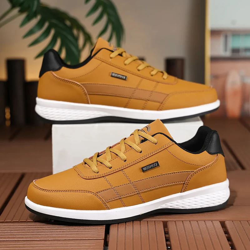 Tênis Masculinos em Couro PU,  - Badminton Shoes Men avaliação e preço