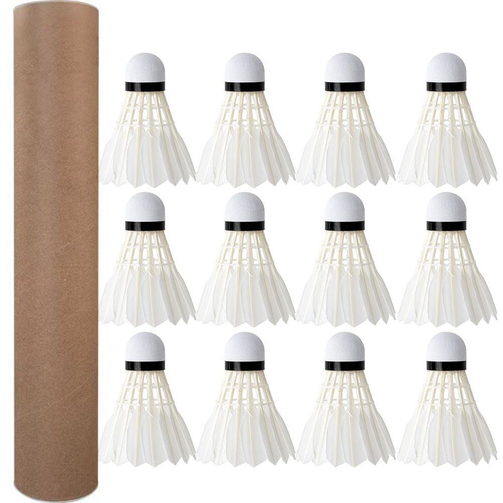 3/6/12 Peças Novas Bolas de Ba - Feather Shuttlecock avaliação e preço